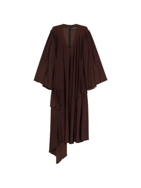 Barbara Bologna Dyscromia V-neck asymmetric dress