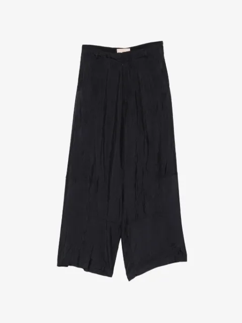Plan C pocket belt-loop palazzo pants