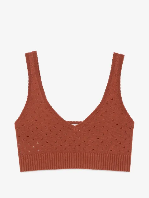 Plan C V-neck knitted top