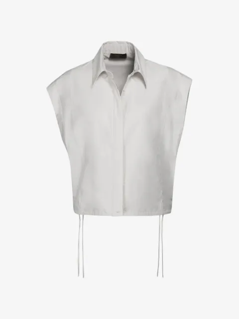 Moorer JESSY-WFC string-detail cotton shirt