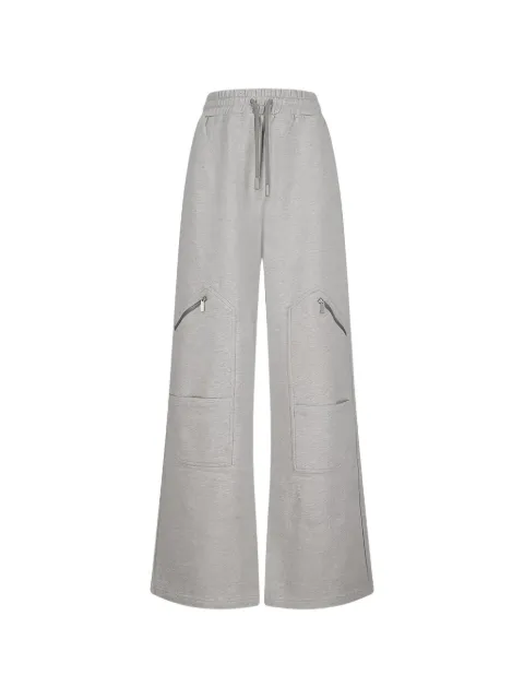 Off-White zip-pocket cargo track pants