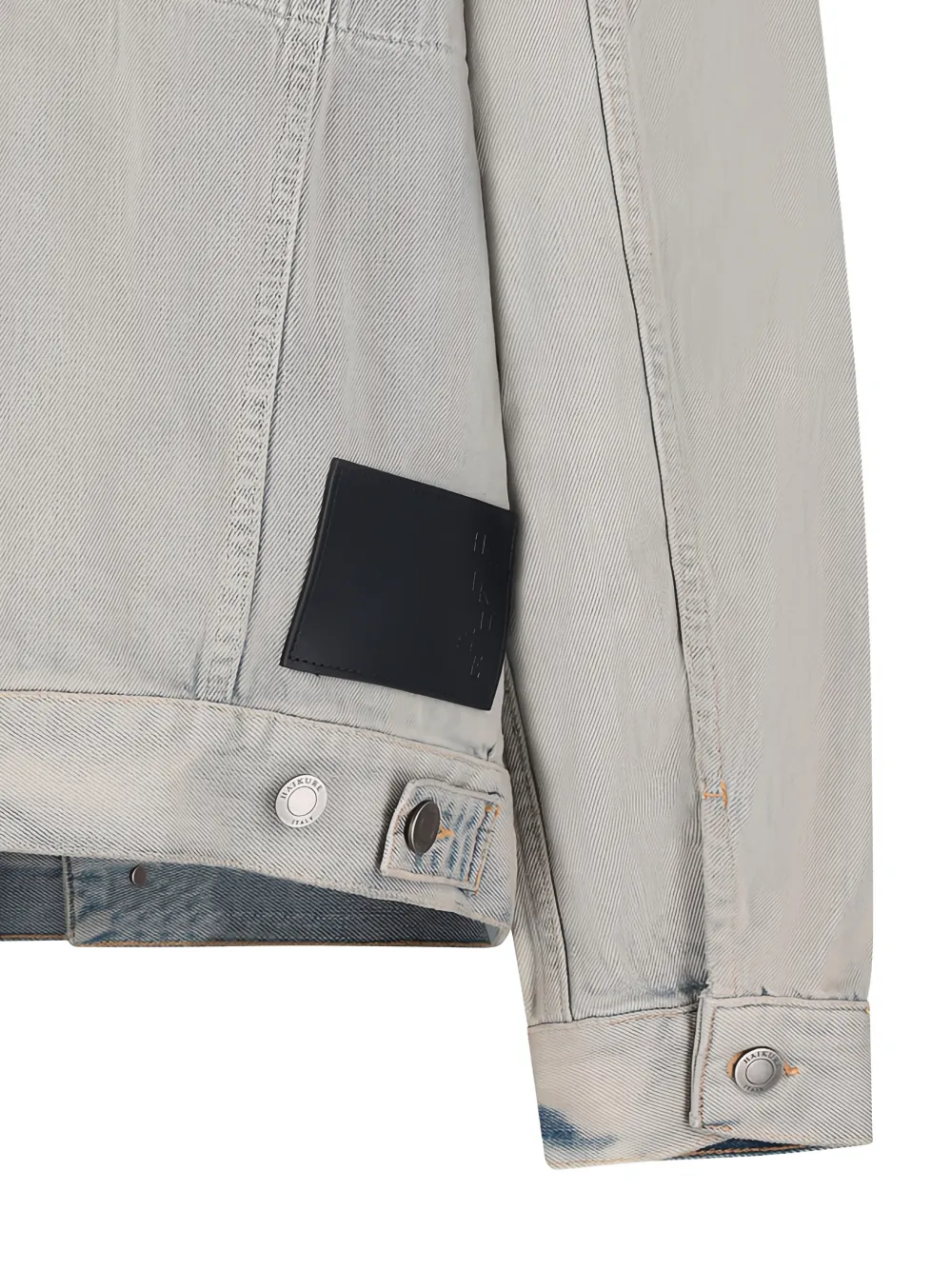 Haikure Clay denim jack met knopen Blauw