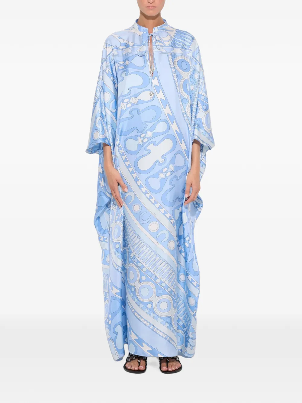 PUCCI Soleil tuniek met print Blauw