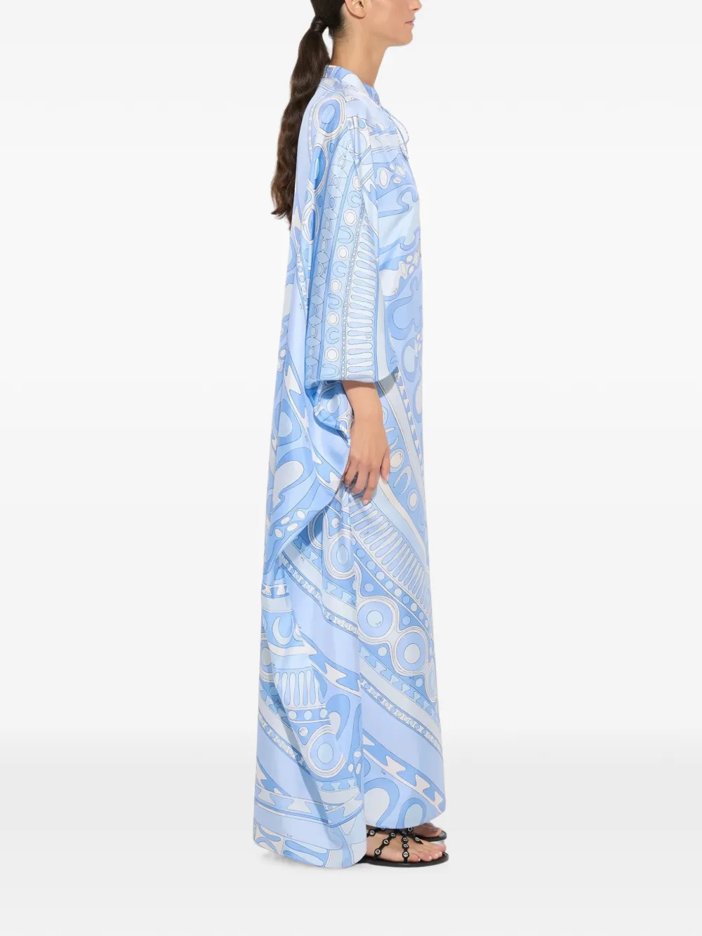 PUCCI Soleil tuniek met print Blauw