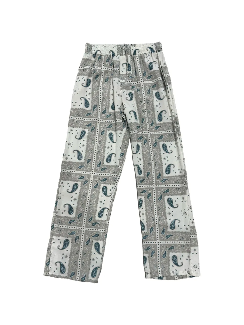 Nikben paisley-pattern track pants - Bianco
