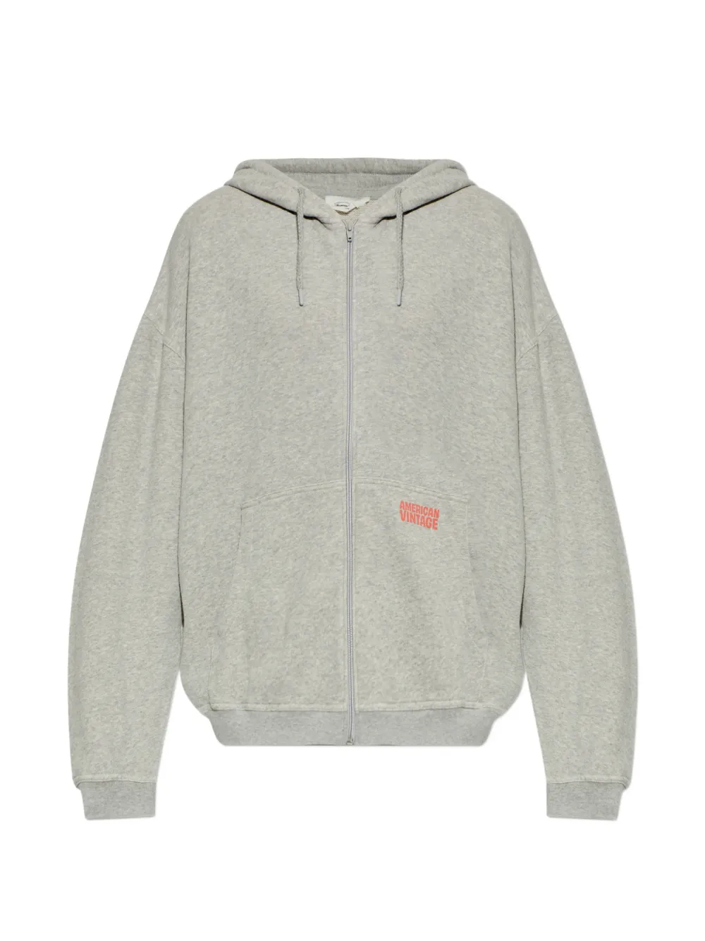 American Vintage Nyzzow zip-up hoodie - Grau
