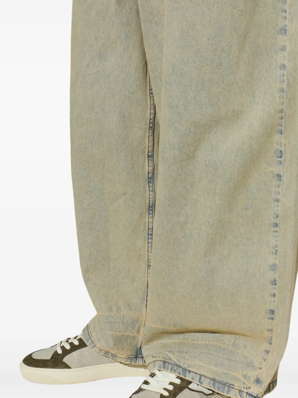 Enterprise Japan appliqué star sneakers Grijs