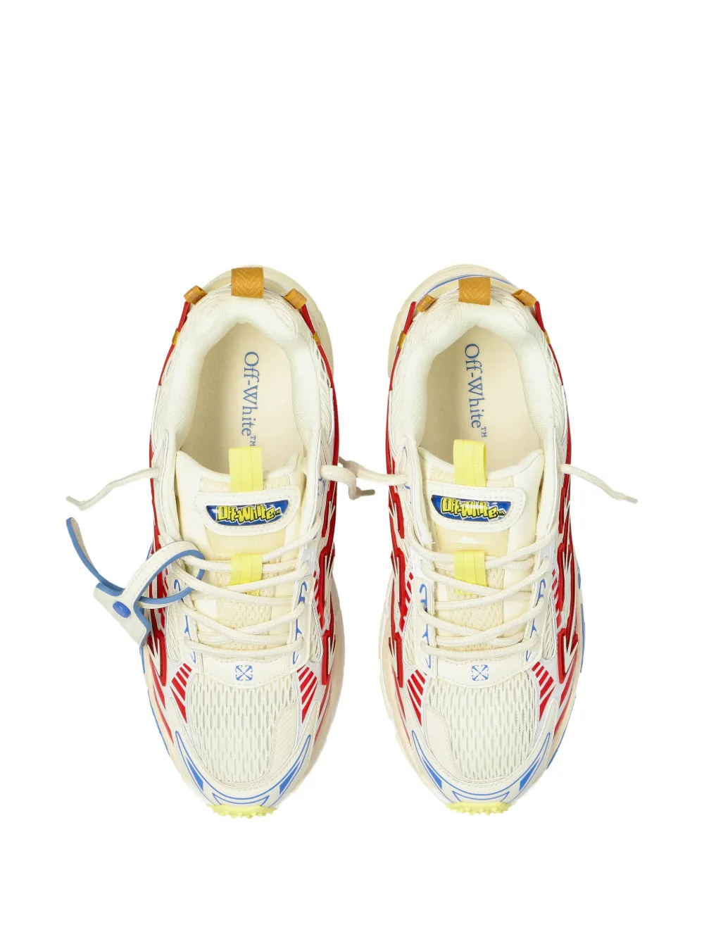 Off-White Be Right Back lace-up sneakers Beige