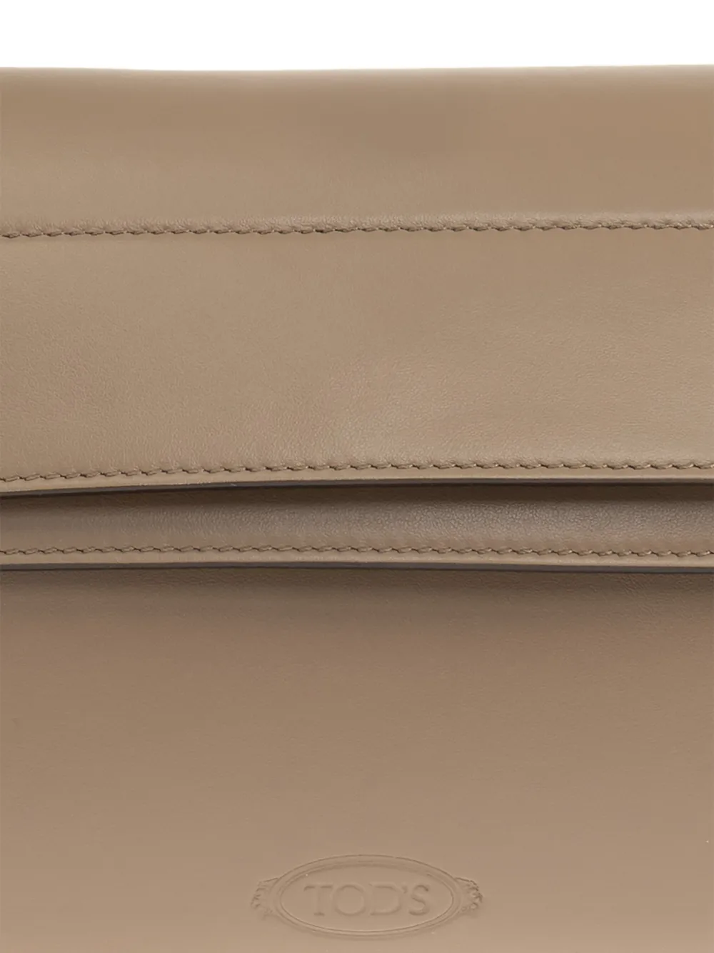 Tod's Wave clutch Beige