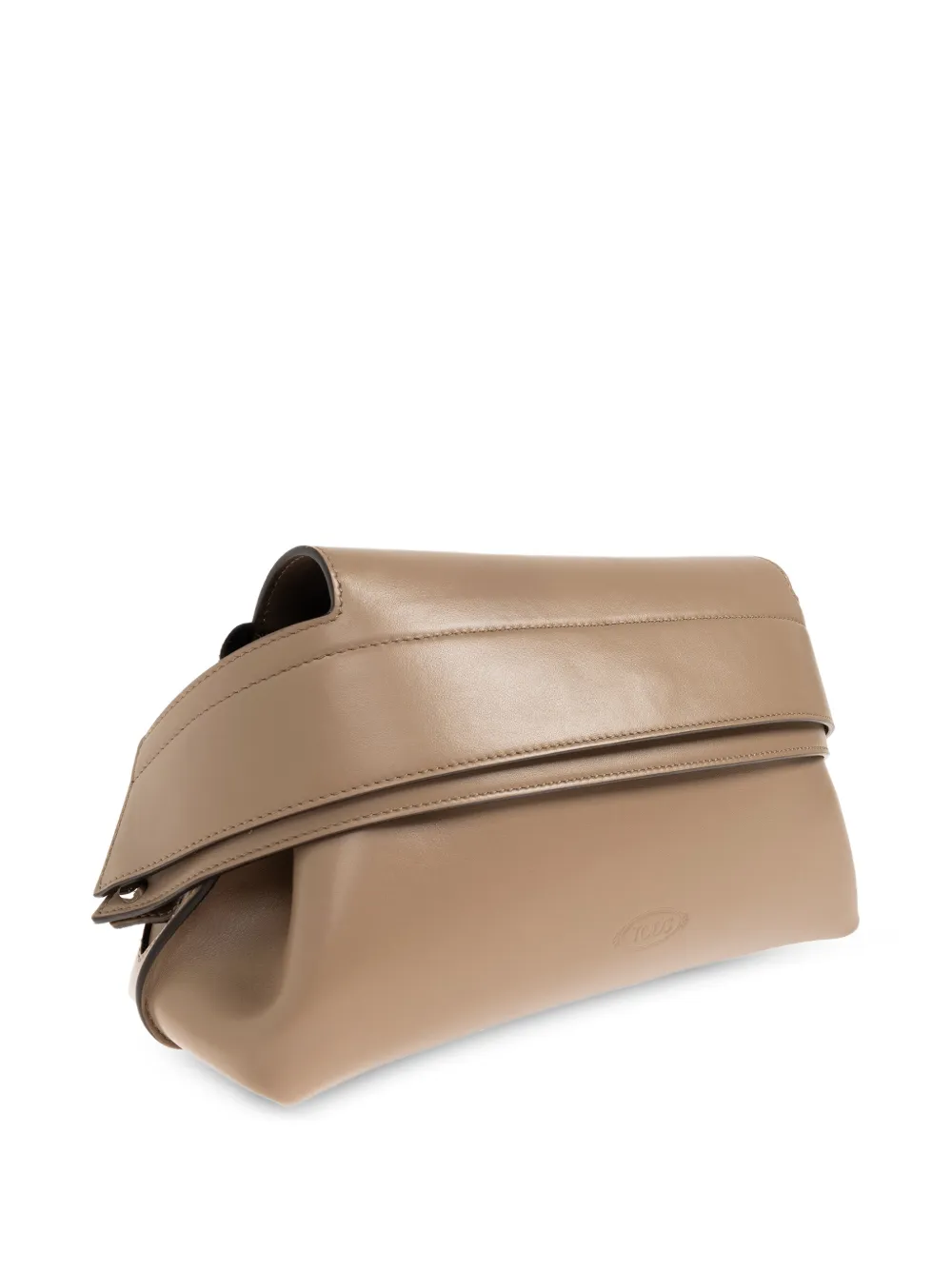 Tod's Wave clutch Beige