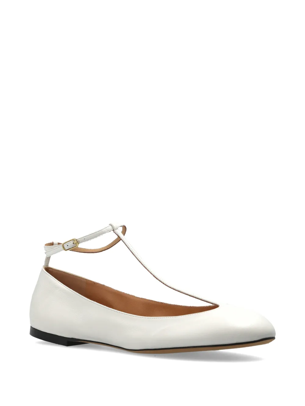 Odissì t-bar strap ballet flats Beige
