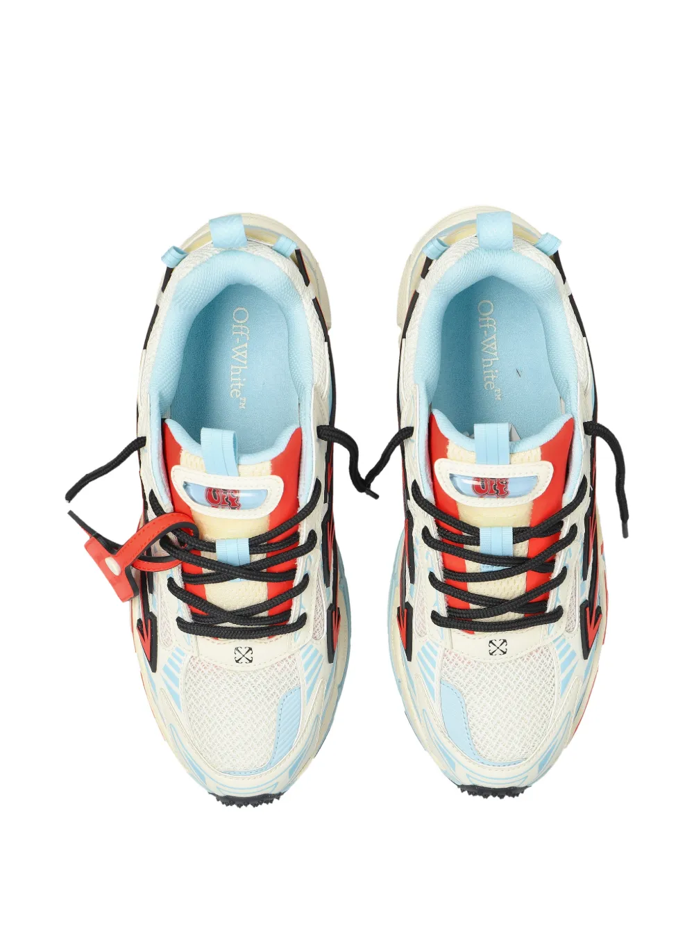 Off-White Be Right Back lace-up sneakers Rood