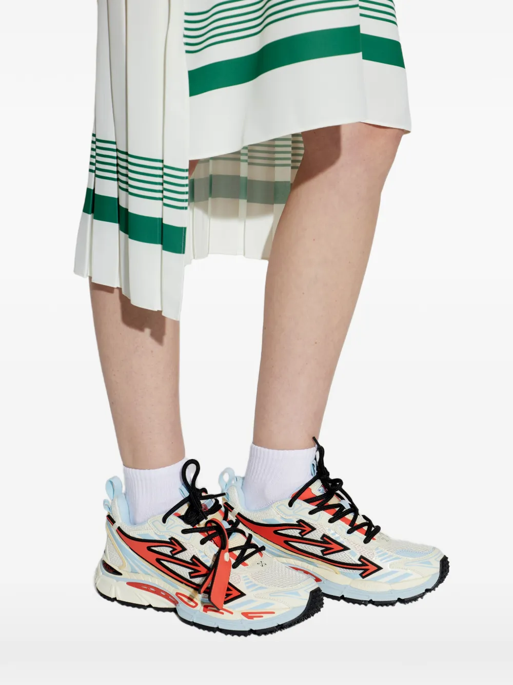 Off-White Be Right Back lace-up sneakers Rood