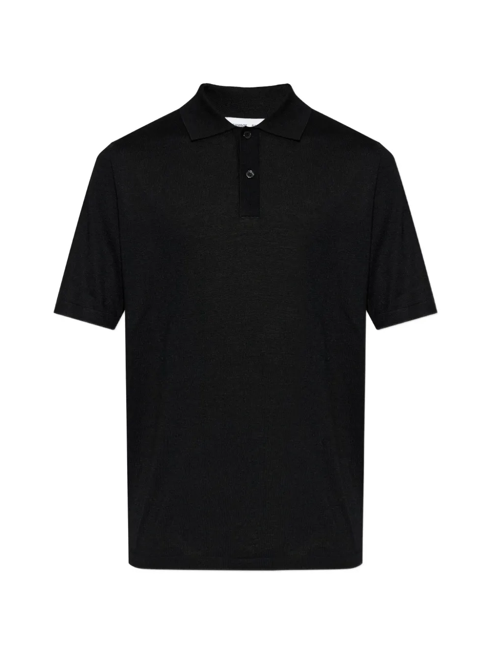 SAMSOE SAMSOE buttoned collar polo shirt - Nero