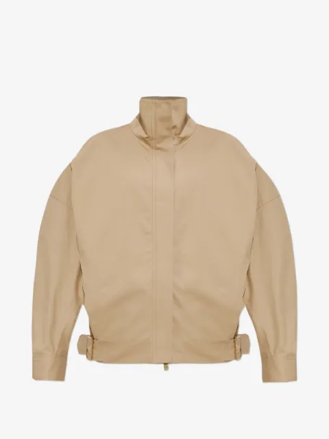 DARKPARK Celine high neck belted jacket