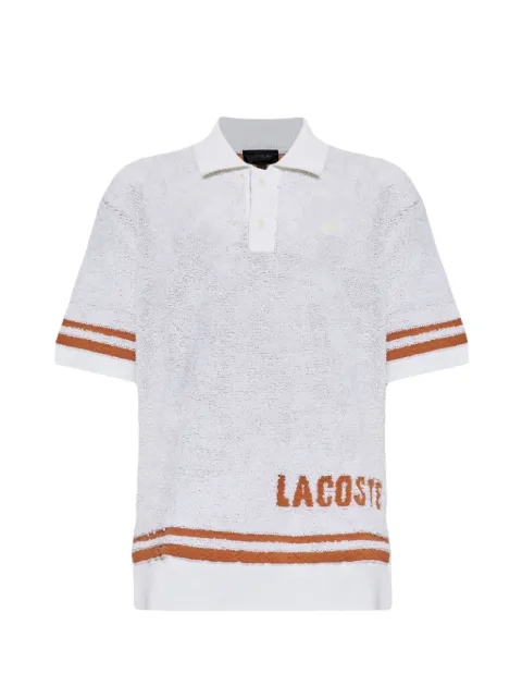 Lacoste stripe-detail polo shirt
