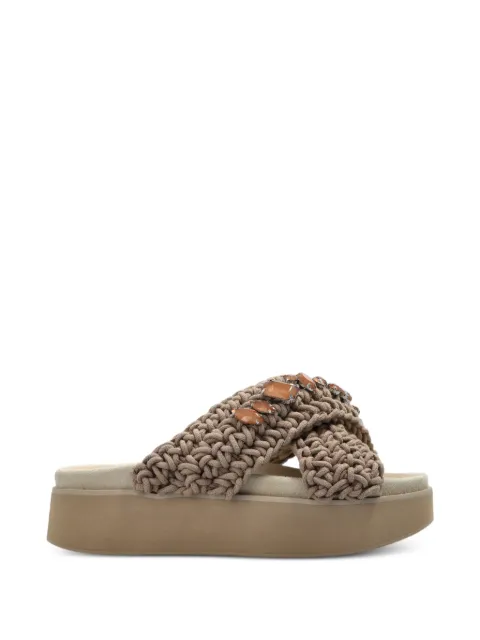 Inuikii sandalias con tiras cruzadas