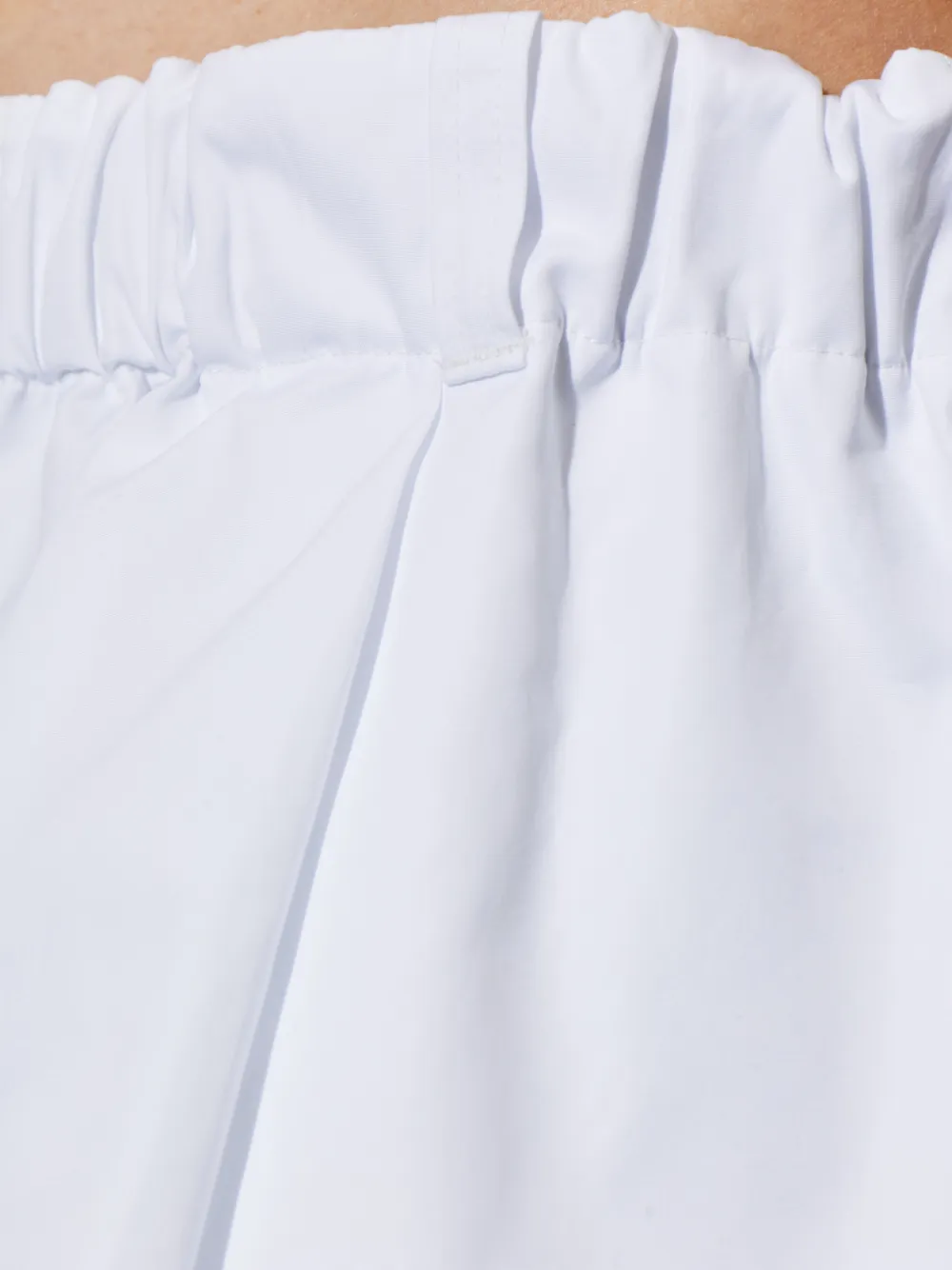Lacoste Geplooide shorts Wit