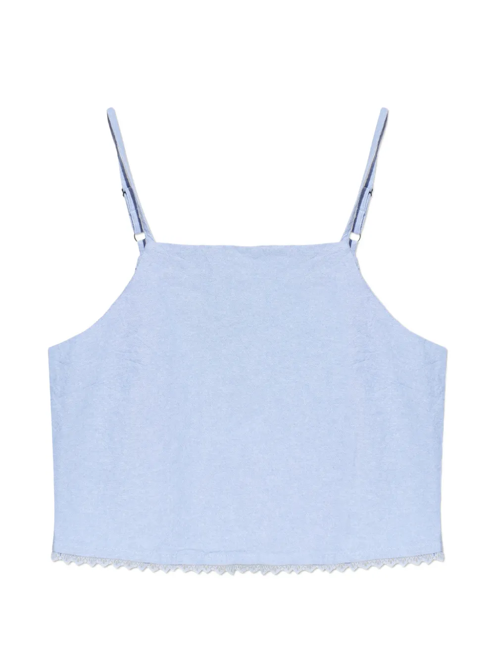 American Vintage blue crop top