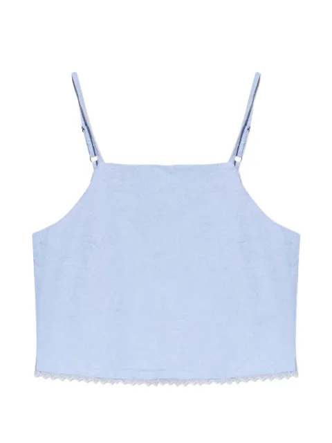 American Vintage lace-trim Feoly top