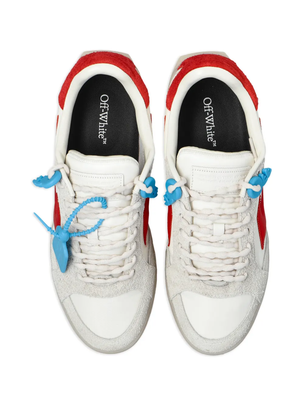 Off-White End Of Play arrow appliqué sneakers Wit