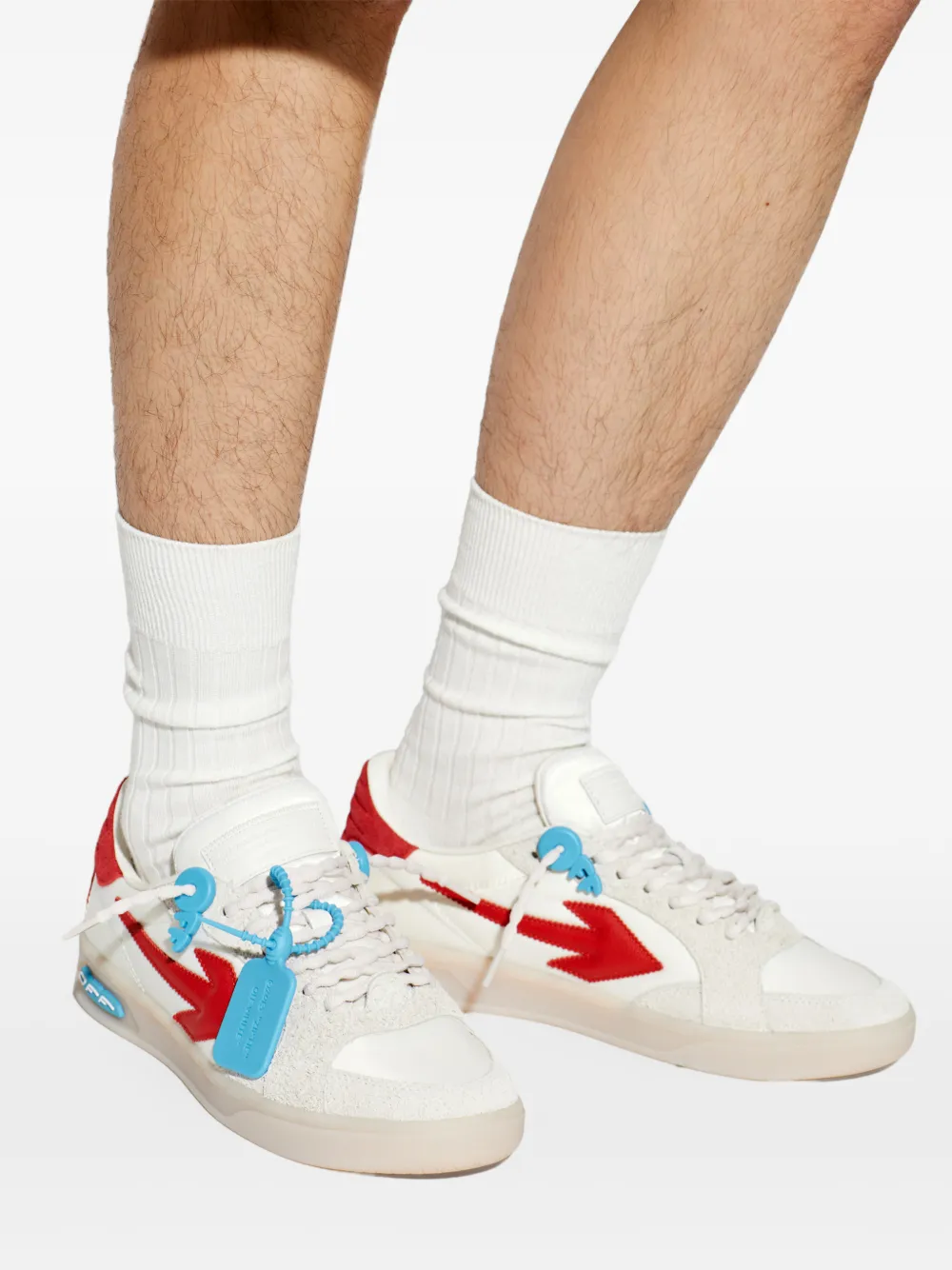 Off-White End Of Play arrow appliqué sneakers Wit