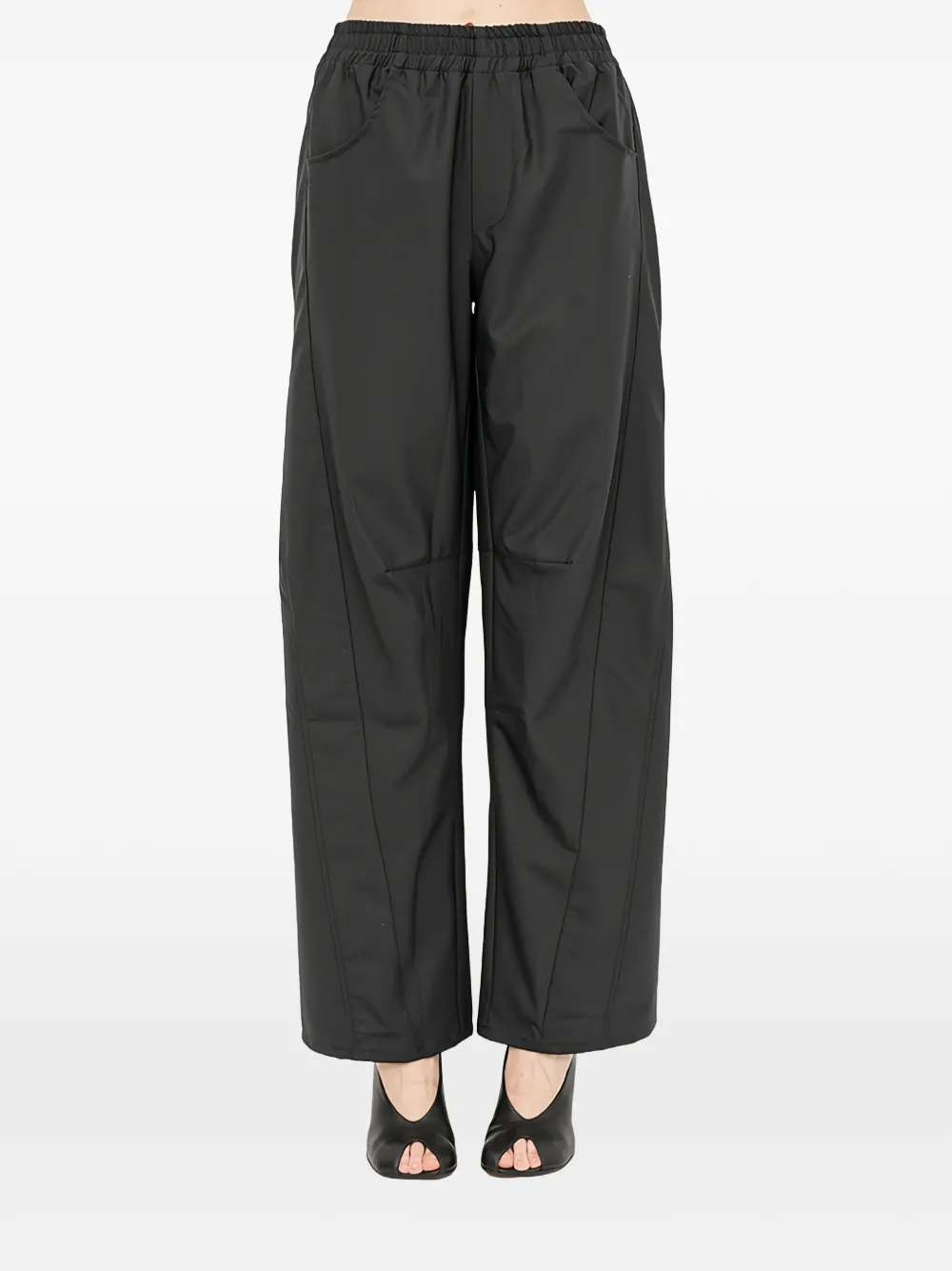 Andrea Ya'aqov high-cuff trousers - Nero