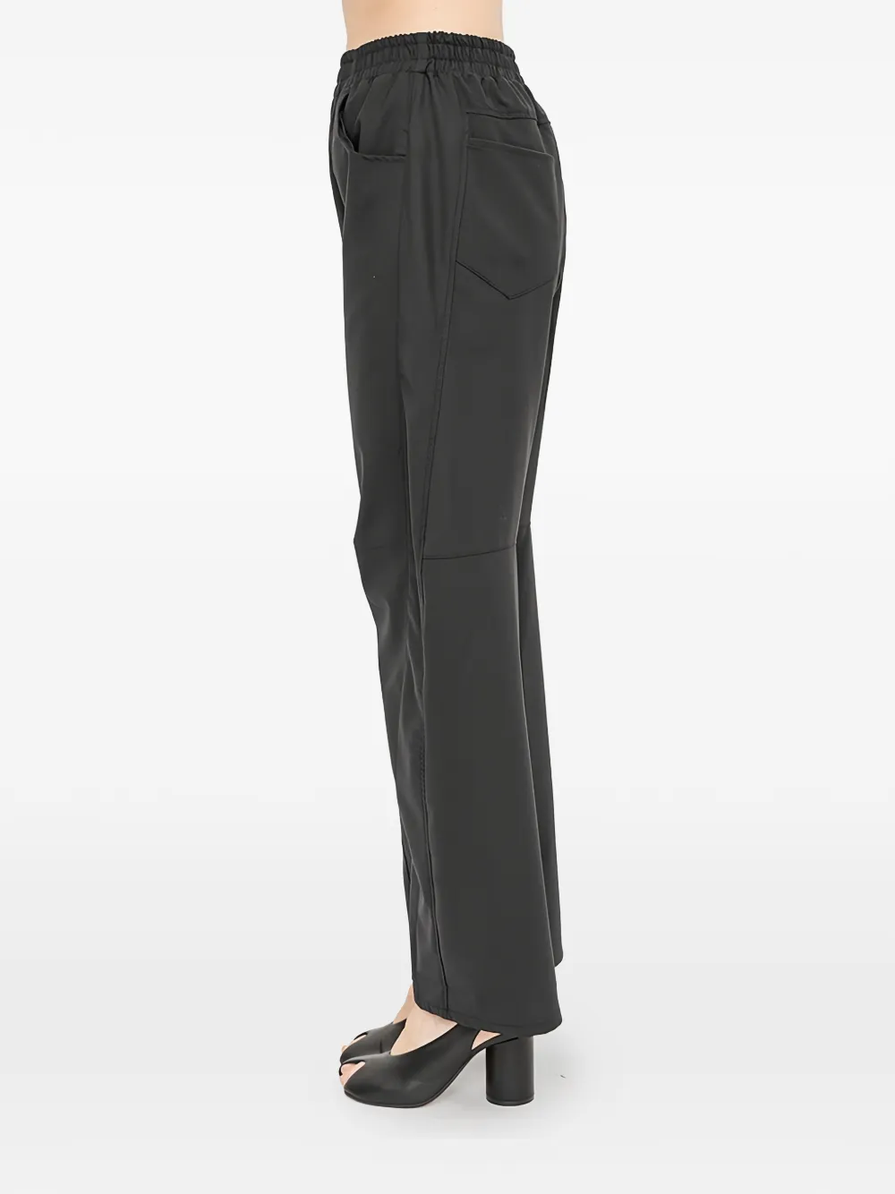 Andrea Ya'aqov Broek met hoge cuffs Zwart