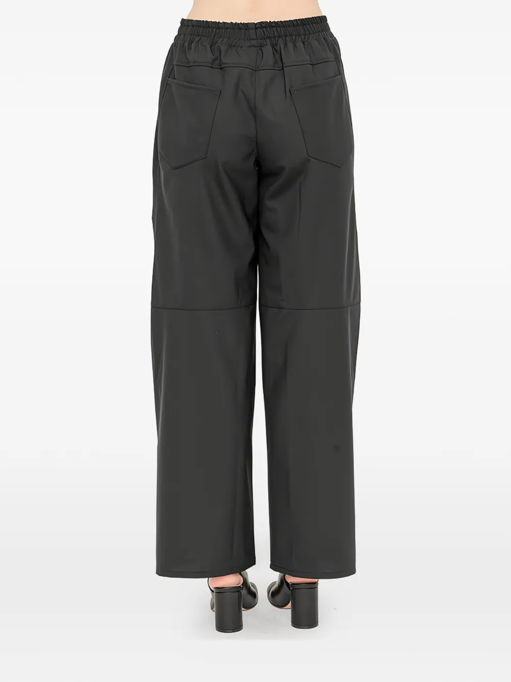 Andrea Ya'aqov Broek met hoge cuffs Zwart
