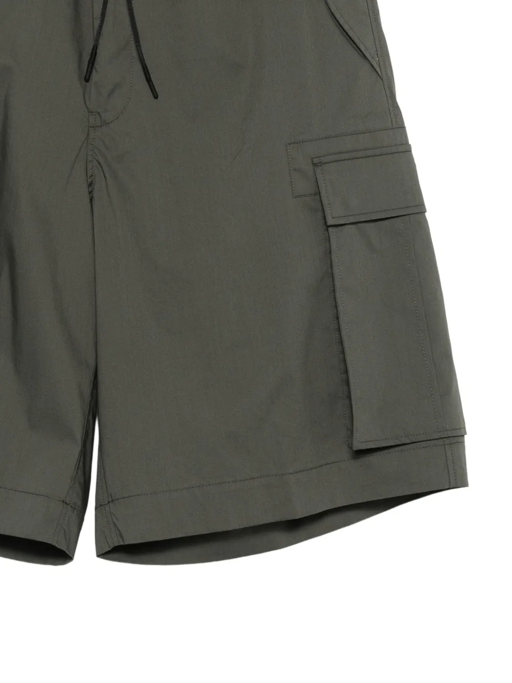 Nine In The Morning Calus shorts met cargo zak Groen