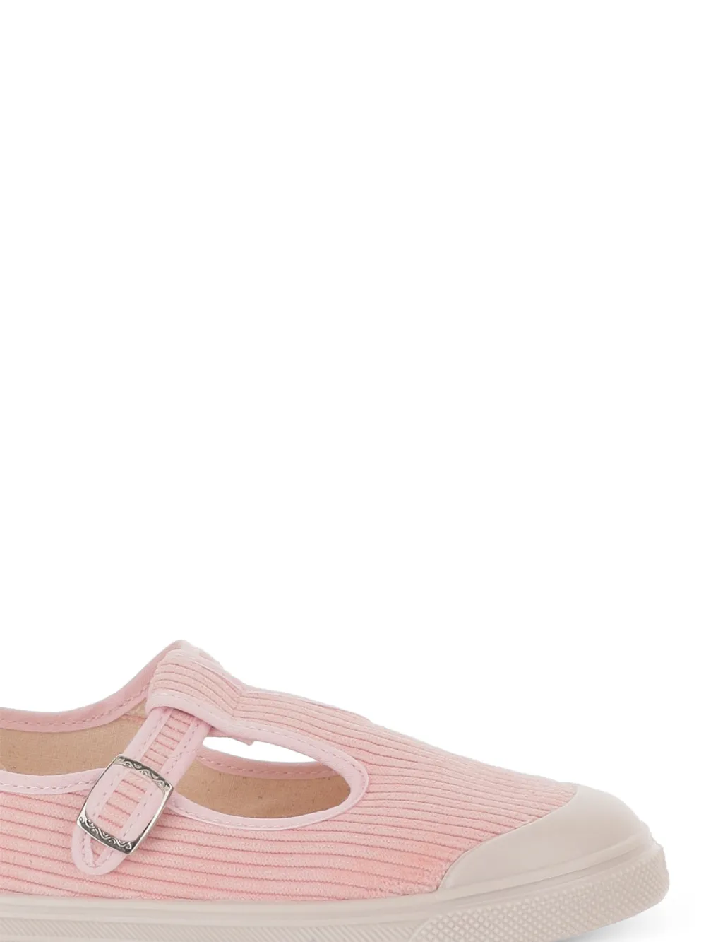 Pèpè Ballerina's met ribfluwelen gesp Roze