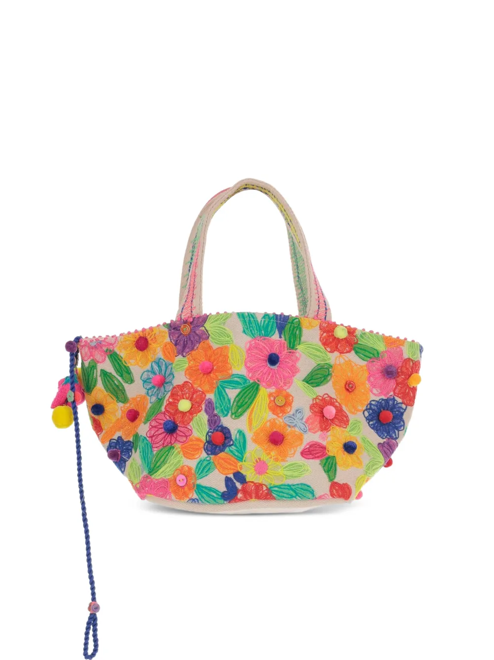 Pero floral-embroidery shoulder bag - Toni neutri