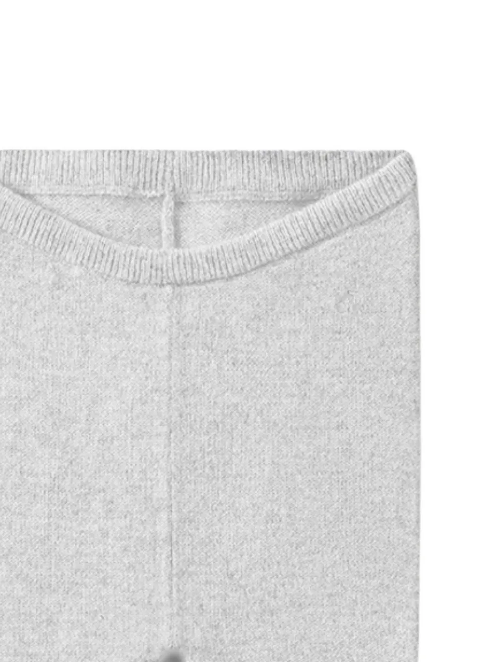  Bonpoint Logo-embroidery Ribbed Leggings - Grey 