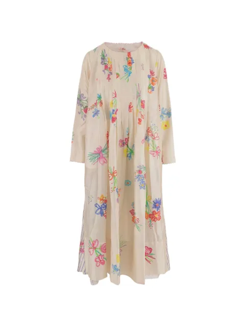 Pero floral-print midi dress