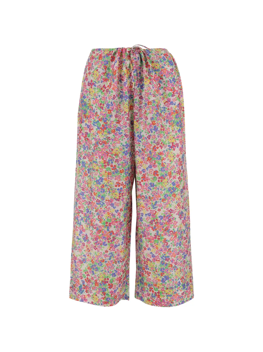 Pero floral-pattern silk trousers - Toni neutri