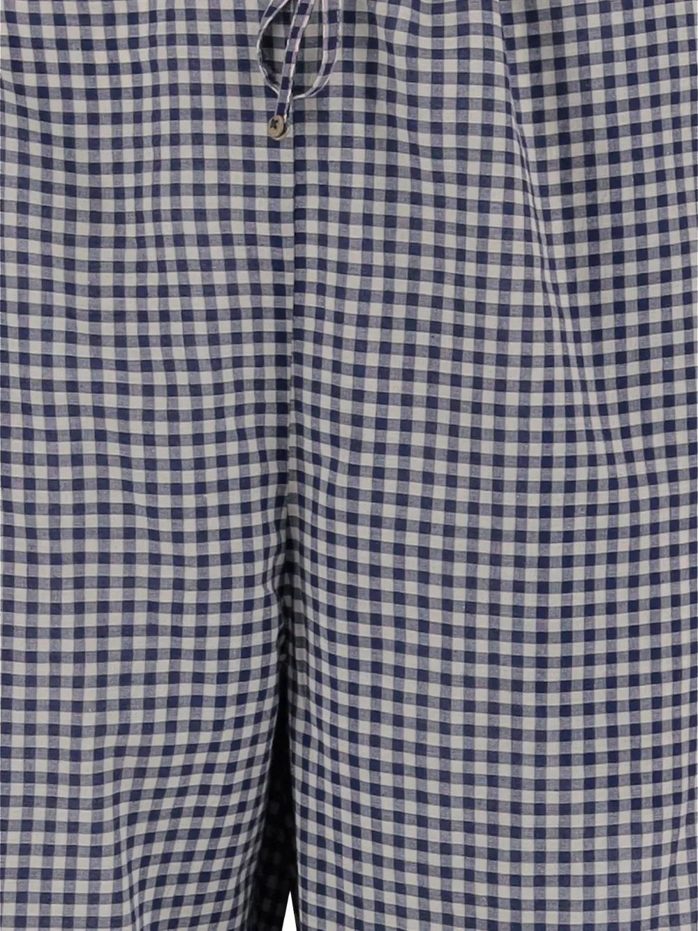  Pero Cotton Checkered Trousers - Blue 