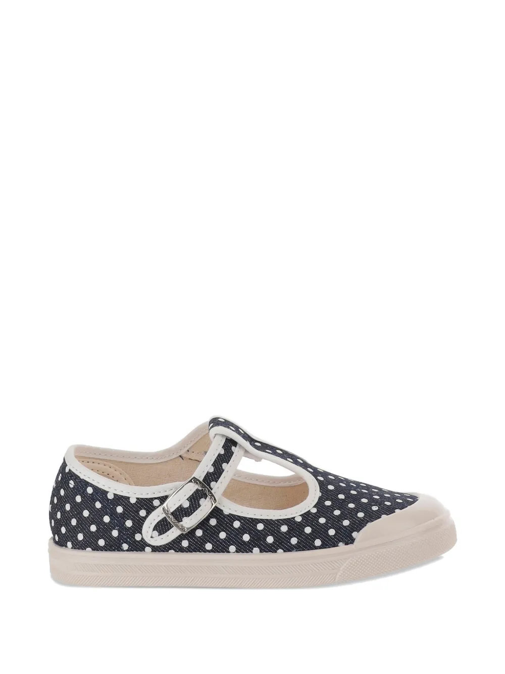 Pèpè Schoenen met stippen en gespbandje Blauw