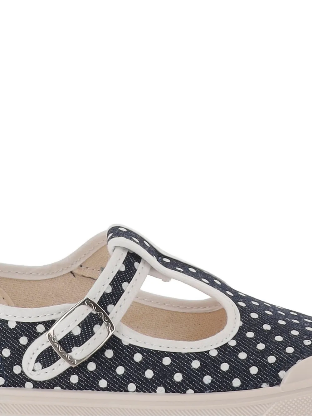 Pèpè Schoenen met stippen en gespbandje Blauw