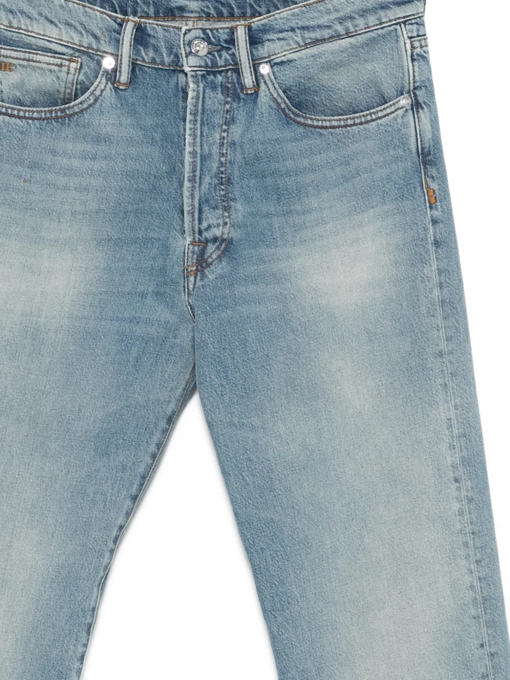 Nine In The Morning Nathan straight jeans Blauw
