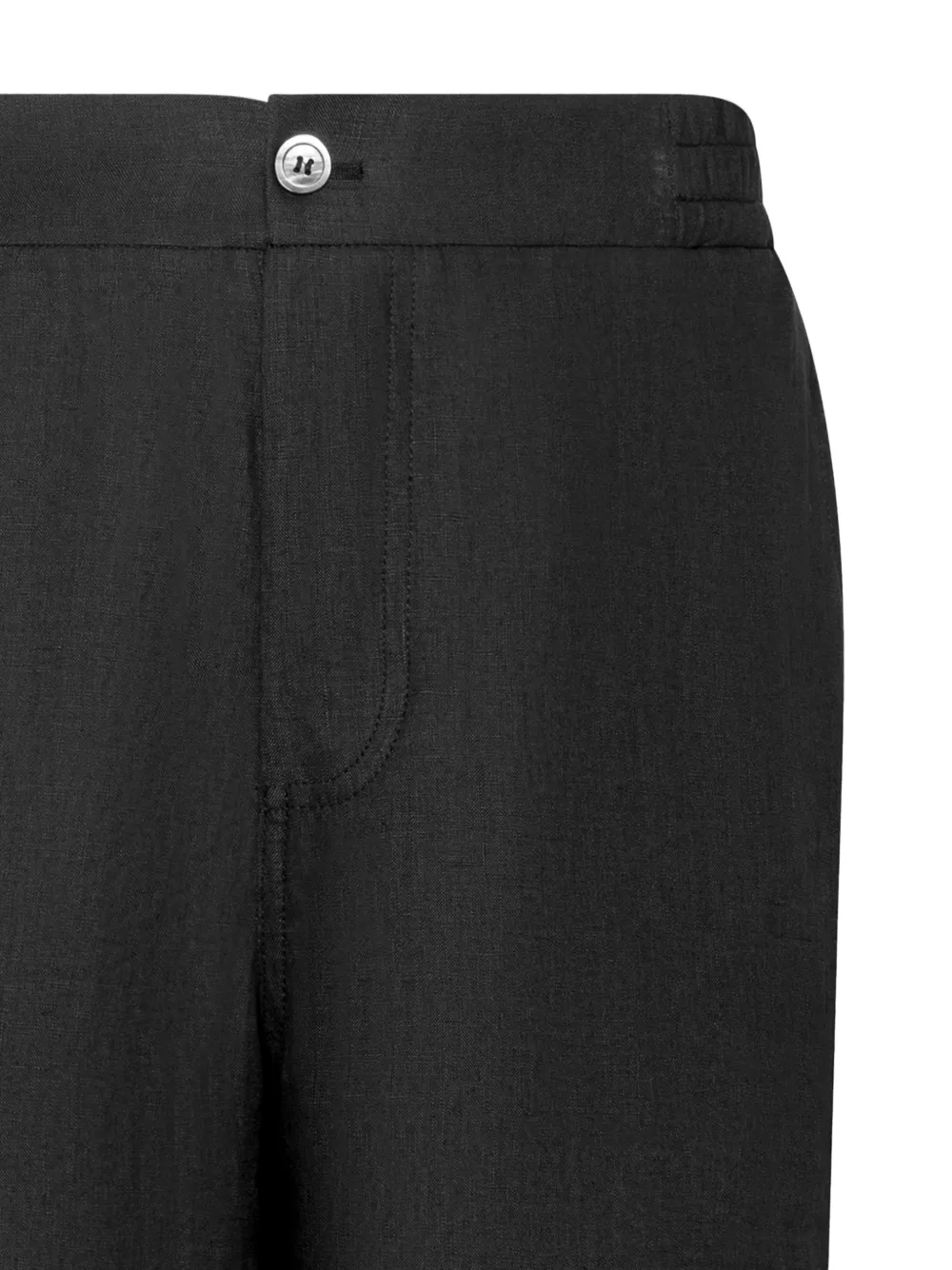 FRANZESE COLLECTION Shorts met elastische tailleband Zwart