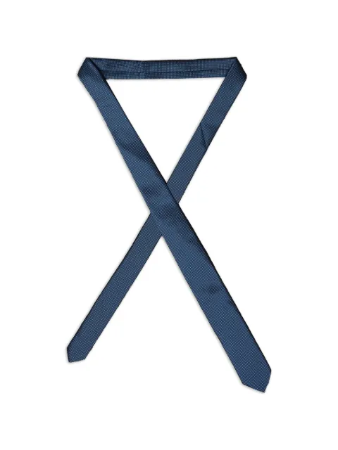 ROBERTO CLERICI micro-dot silk tie