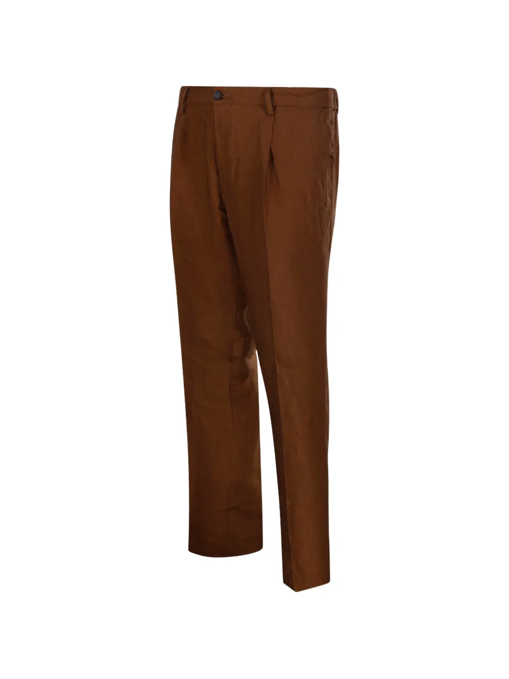  Entre Amis Pleated Trousers - Brown 