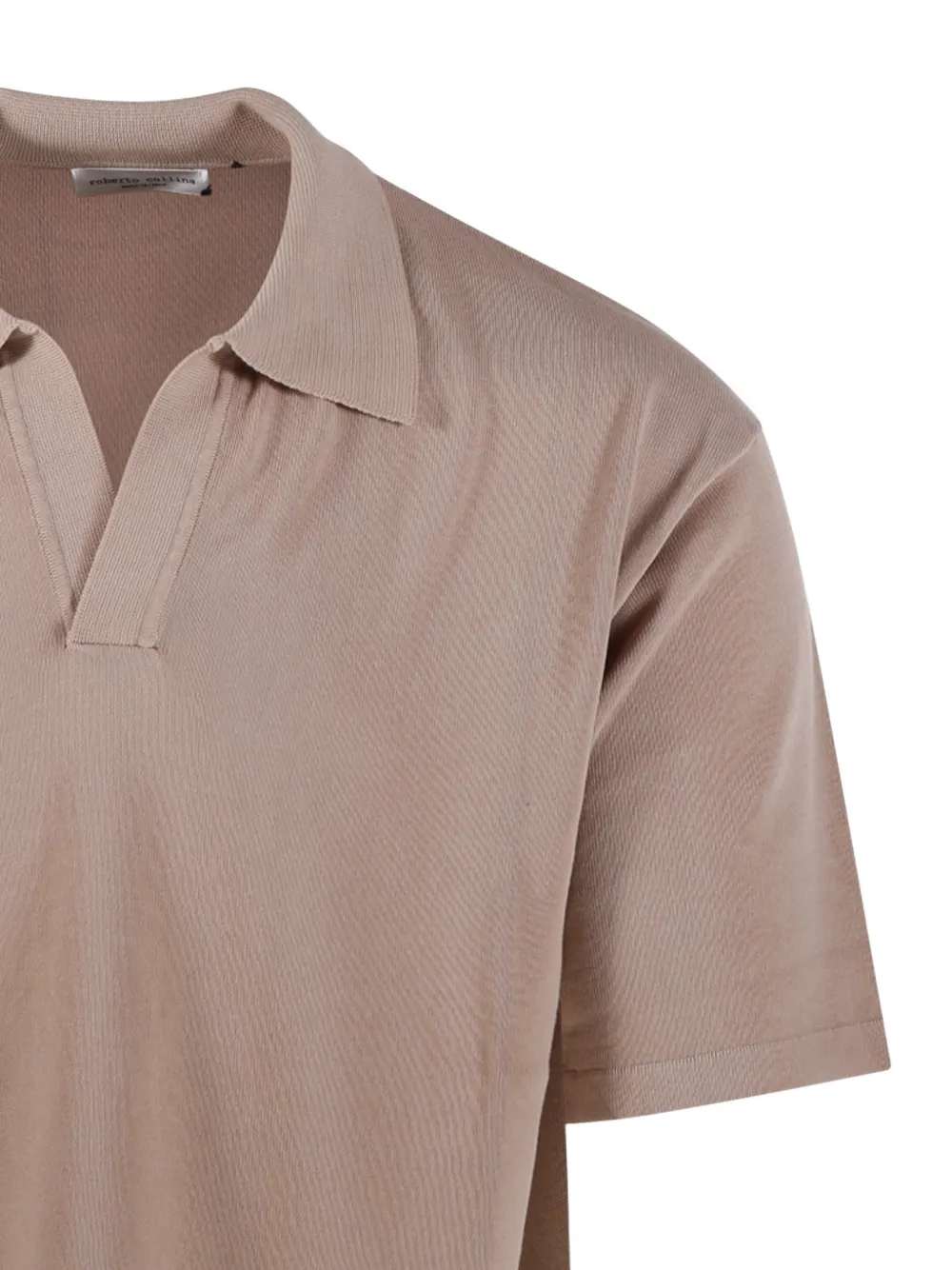 Roberto Collina T-shirt met V-hals Beige