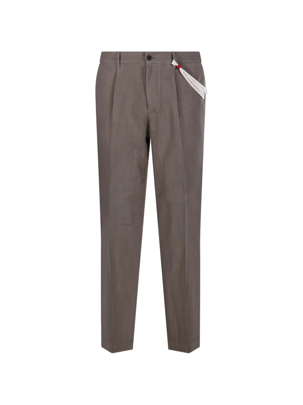 Santaniello Irno pleated trousers - Marrone