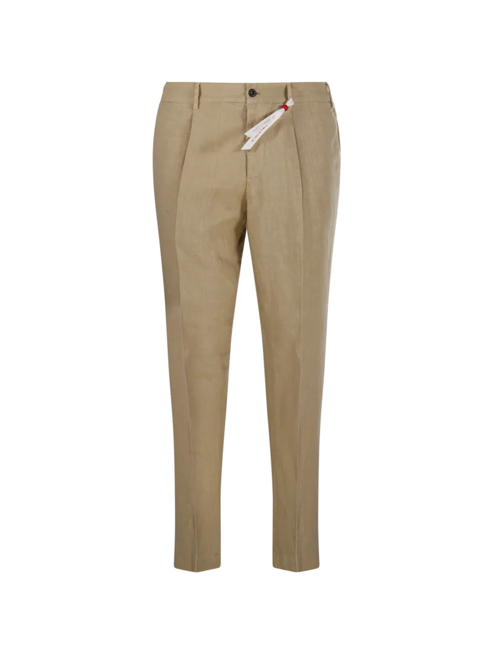 Santaniello Irno pleated trousers - Toni neutri