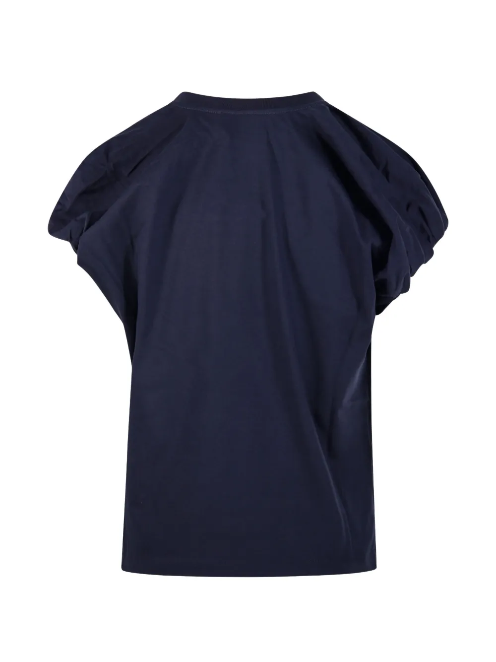  Nude Ruched T-shirt - Blue 