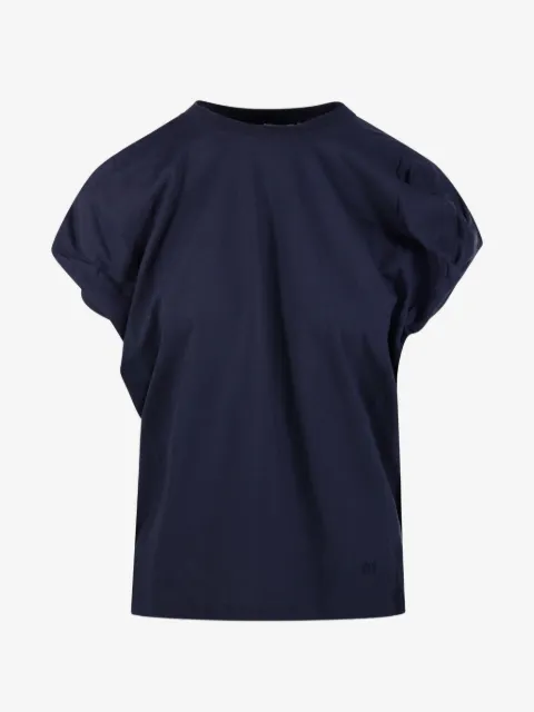 Nude ruched T-shirt
