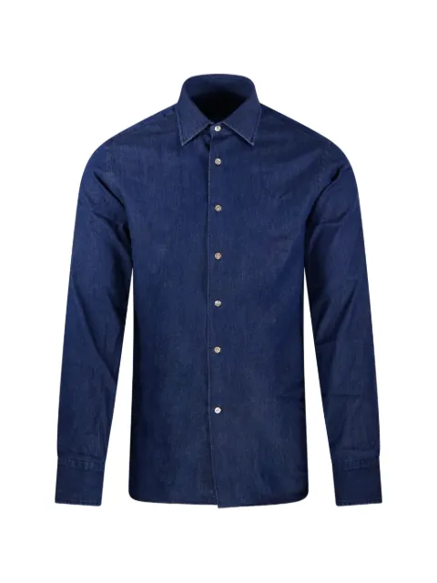 BORRIELLO NAPOLI chemise à boutonnière sur le devant