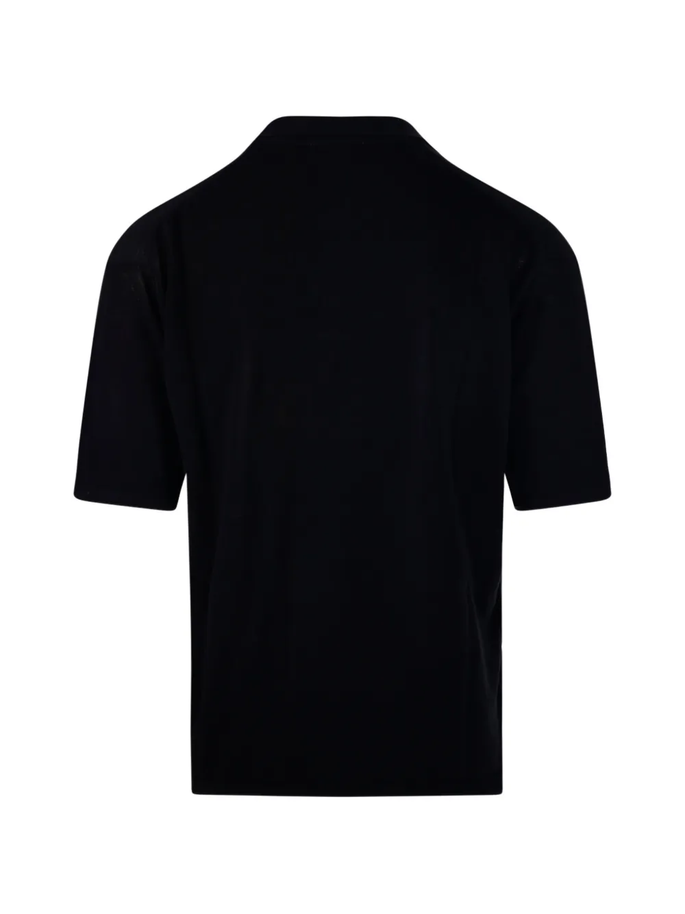 Roberto Collina collared polo shirt – Black Roberto Collina collared polo shirt – Black