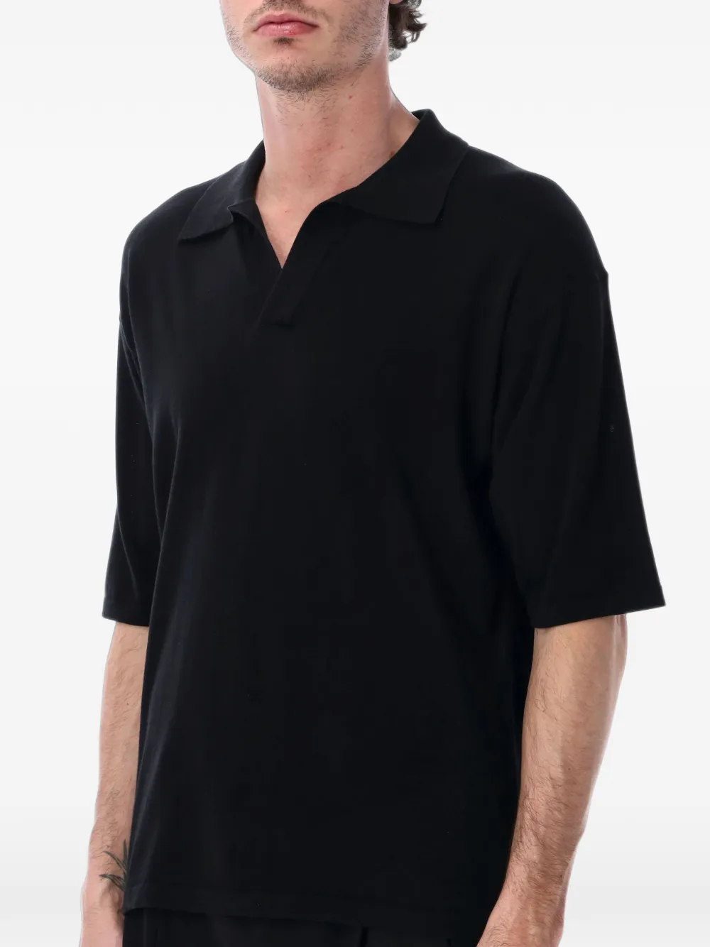 Roberto Collina Poloshirt Zwart
